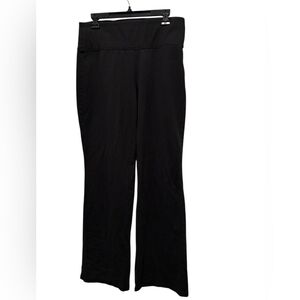 Black Yoga Pants - Thick Waistband